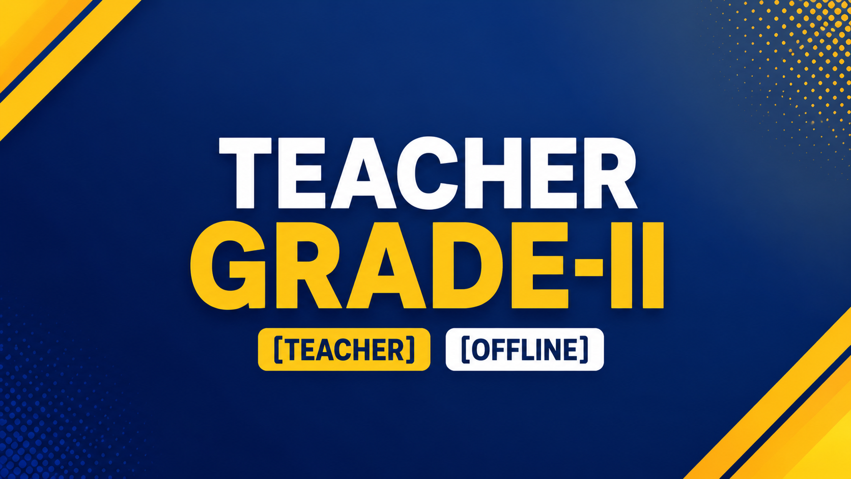 Teacher Grade-II